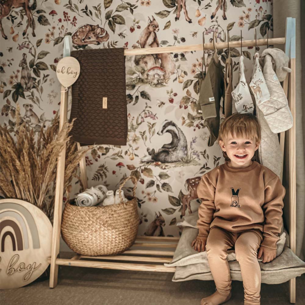 Dekornik, tapet Cute Forest Animals, light - Bild 3