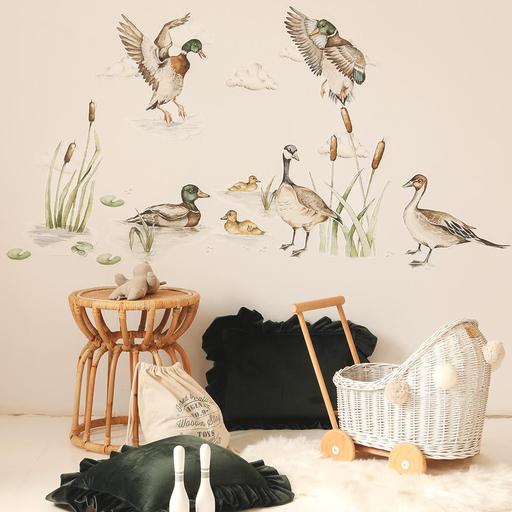 Dekornik, väggklistermärken Ducks on the Lake - Bild 2