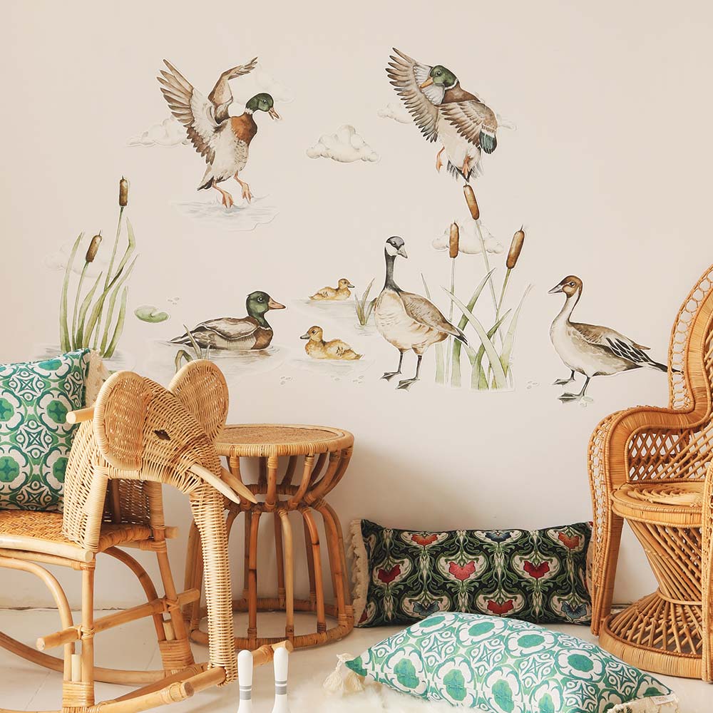 Dekornik, väggklistermärken Ducks on the Lake - Bild 4