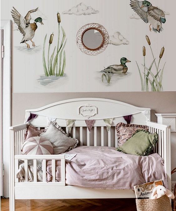 Dekornik, väggklistermärken Ducks on the Lake - Bild 5