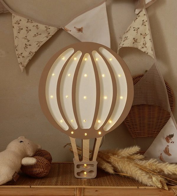 Little Lights, Nattlampa till barnrummet, Luftballong Ljusbrun