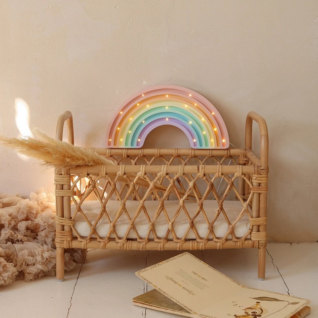 Little Lights, Nattlampa till barnrummet, Regnbåge Pastel - Bild 3