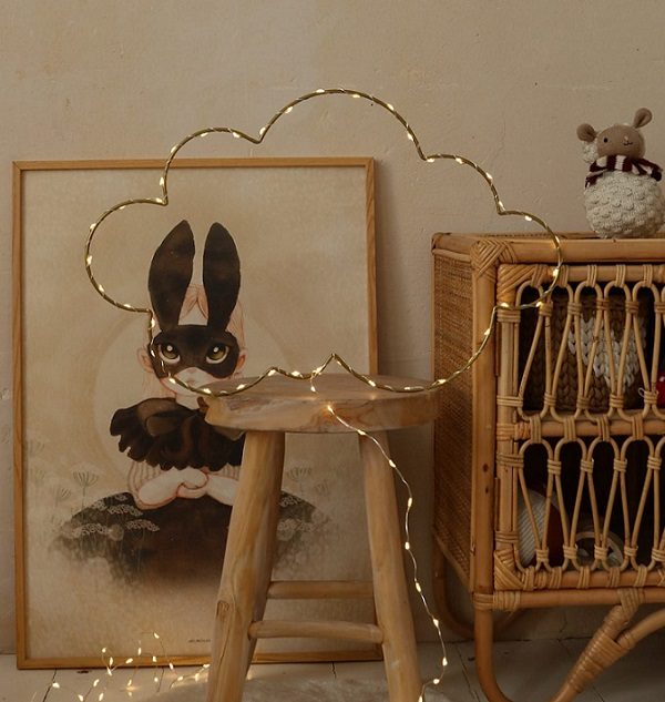 Nattlampa till barnrummet, Moln guld