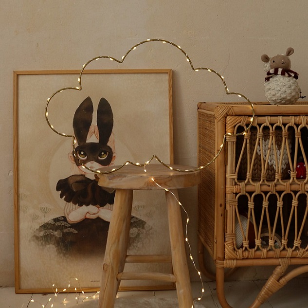 Nattlampa till barnrummet, Moln guld