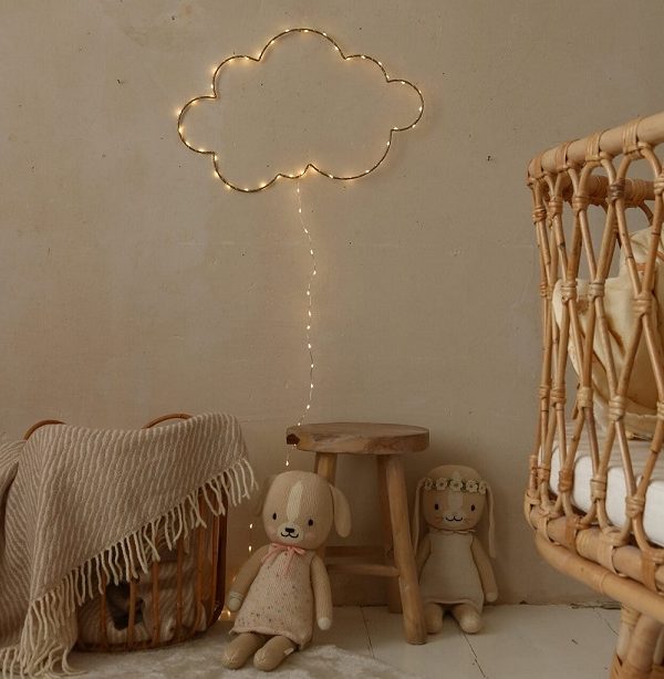 Nattlampa till barnrummet, Moln guld