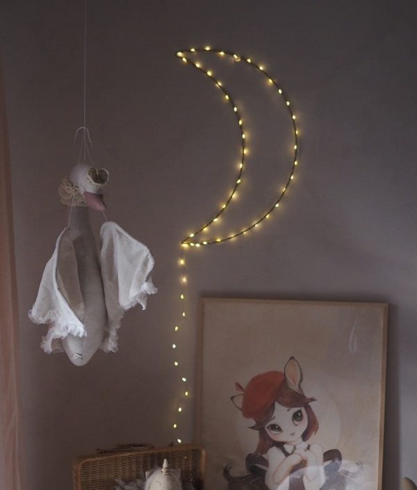 Nattlampa till barnrummet, Måne guld