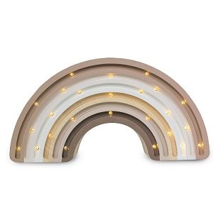 Little Lights, Nattlampa till barnrummet, Regnbåge Cappuccino