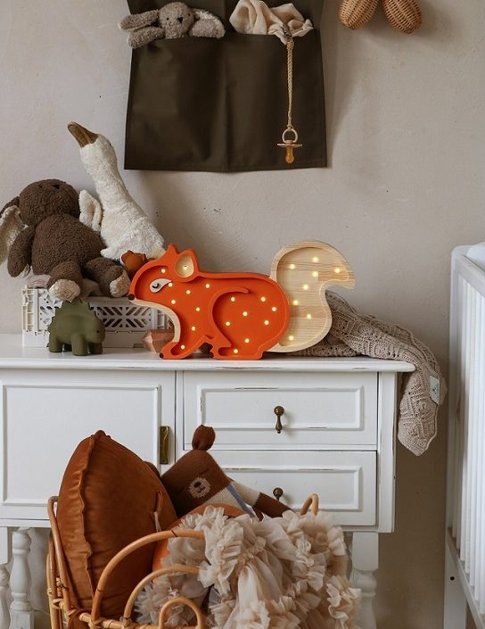 Little Lights, Nattlampa till barnrummet, Ekorre Ginger