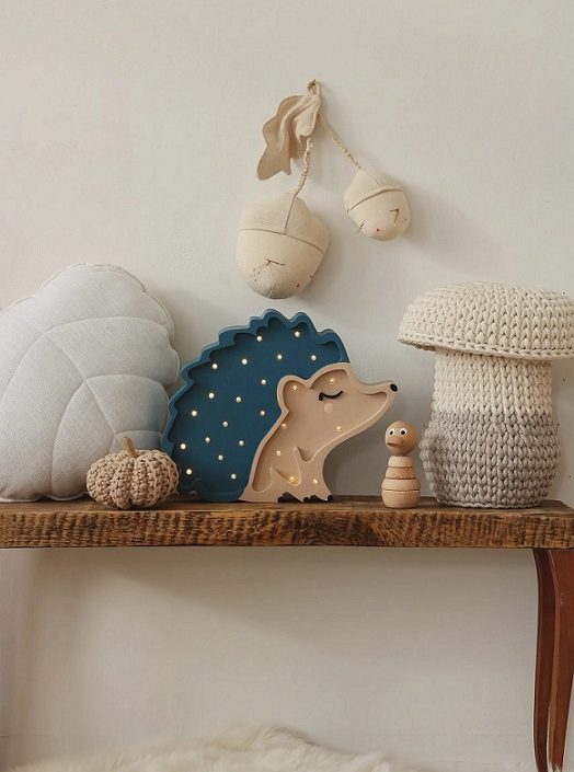 Little Lights, Nattlampa till barnrummet, Blå igelkott