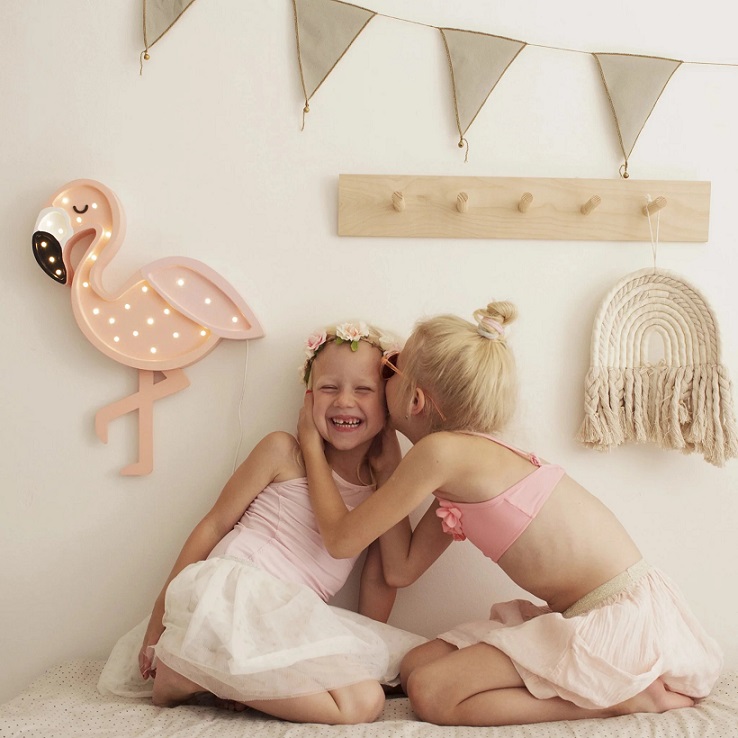 Little Lights, Nattlampa till barnrummet, Flamingo - Bild 5