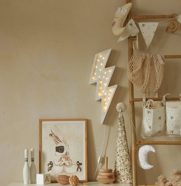 Little Lights, Nattlampa till barnrummet, Blixt vit