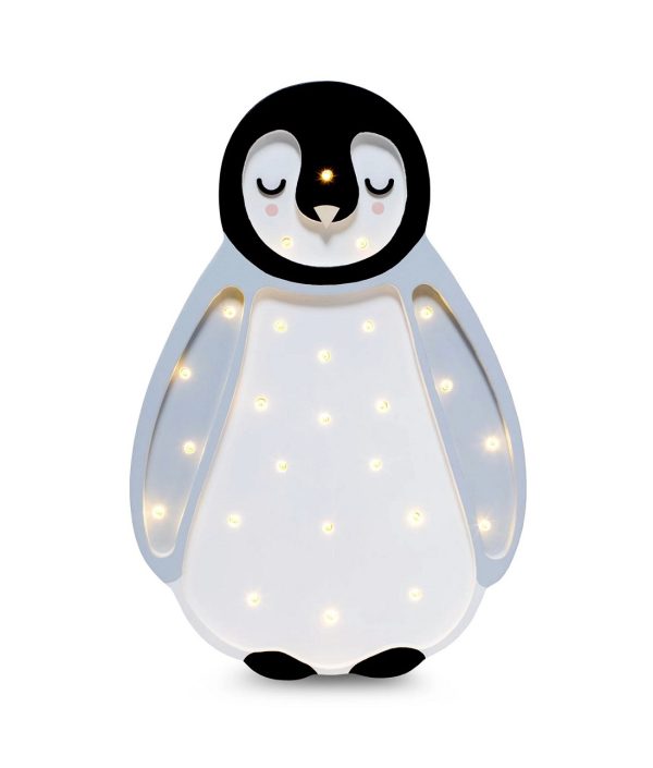 Little Lights, Nattlampa till barnrummet, Pingvin ljusgrå