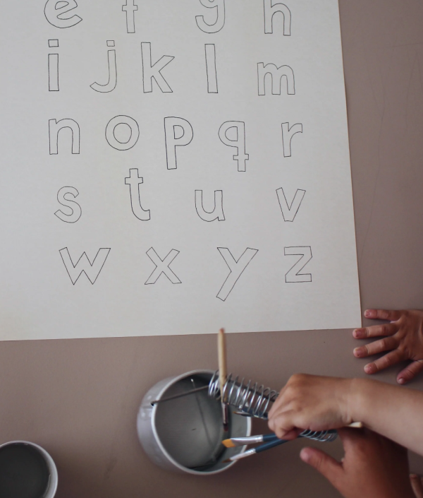 Telkiddo poster ABC print, A4