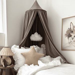 Chocolate sänghimmel i muslinbomull, Cotton & Sweets