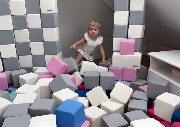 Mjuka skumklossar till barnrummet