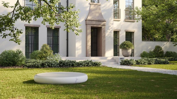 Jupiduu Jumpspot trampolin utomhus gråvit