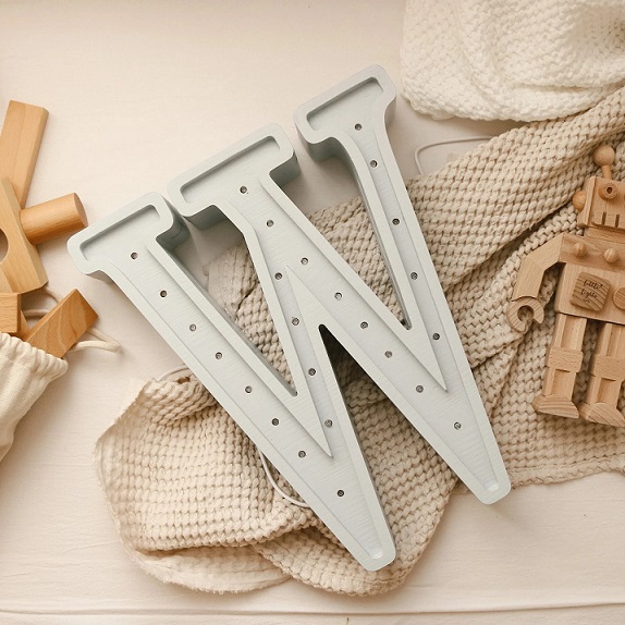 Little Lights, Nattlampa till barnrummet, Bokstav W - Bild 3