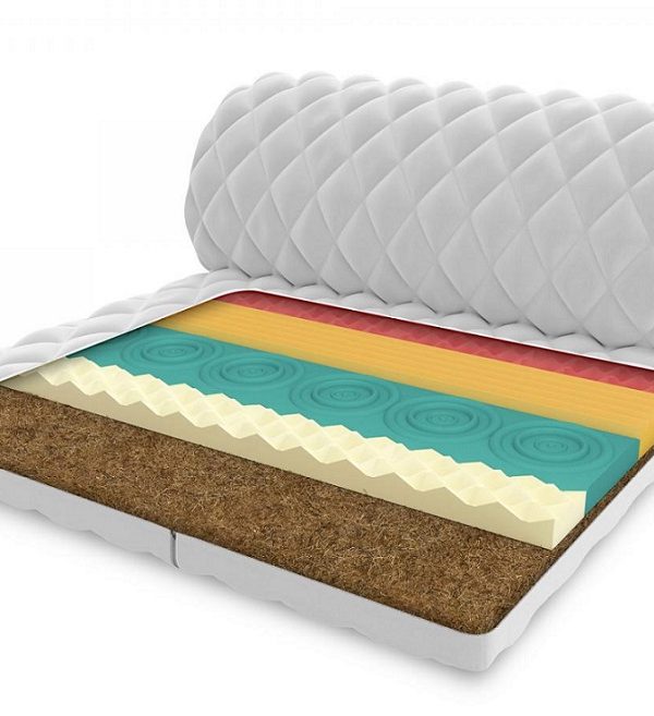 Bäddmadrass till barnsäng/juniorsäng, Frutti Coco 5 cm