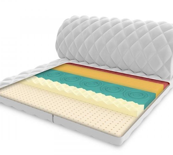 Bäddmadrass till barnsäng/juniorsäng, Frutti Latex 6 cm