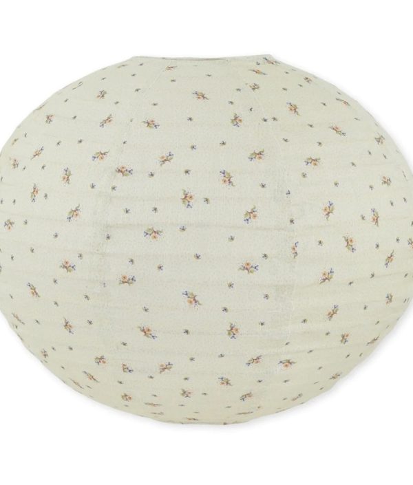 Konges Sløjd, Stor taklampa i bomull, Flower bouquet