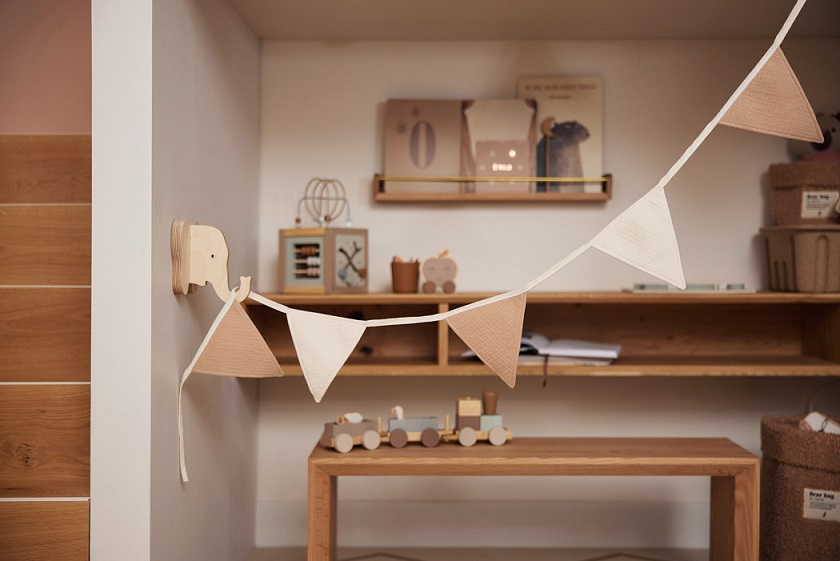 Jollein, vimpel till barnrummet, Biscuit/Ivory - Bild 2