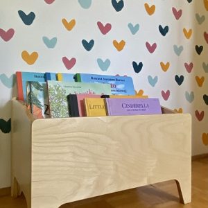 Golvbokhylla till barnrummet, natur