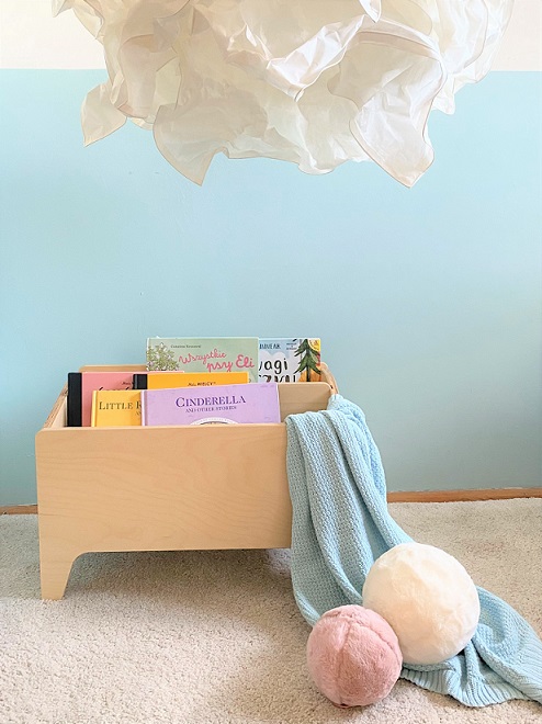 Golvbokhylla till barnrummet, natur - Bild 3