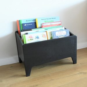 Golvbokhylla till barnrummet, svart