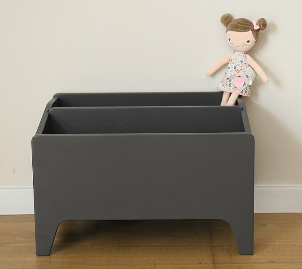 Golvbokhylla till barnrummet, grå