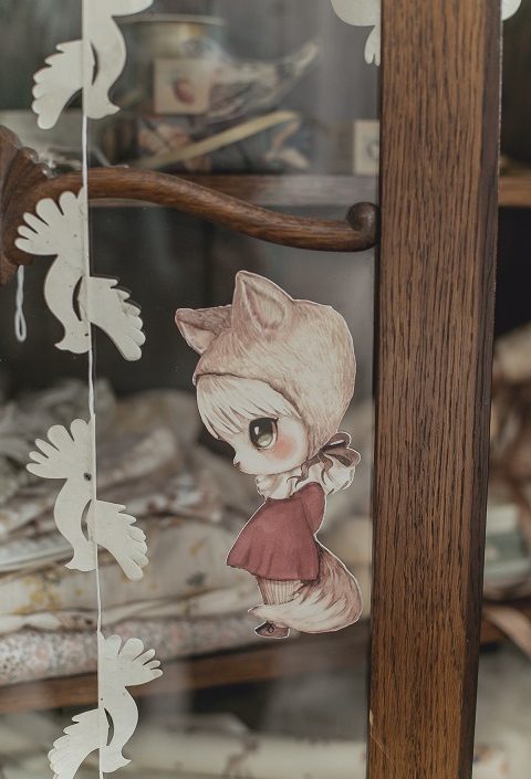 Mrs Mighetto, väggklistermärke Miss Marion