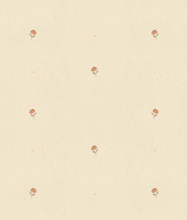 Mrs Mighetto, tapet Jolly Bee For Anna, Rusty Red