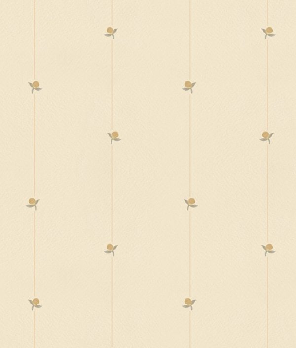 Mrs Mighetto, tapet Teeny Berries, Pale Yellow