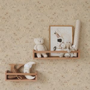 Mrs Mighetto, tapet Forest Flowers, Sand