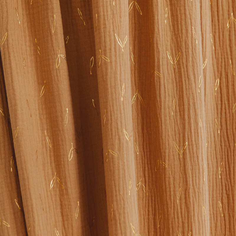 Babylove, Caramel sänghimmel i bomullsmuslin med ljusslinga - Bild 2