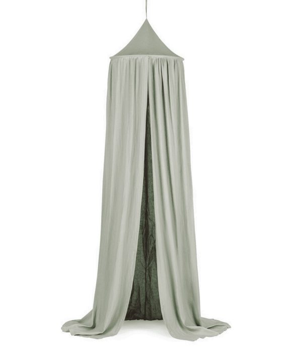 Stor maxi sage sänghimmel i linne, Cotton & Sweets