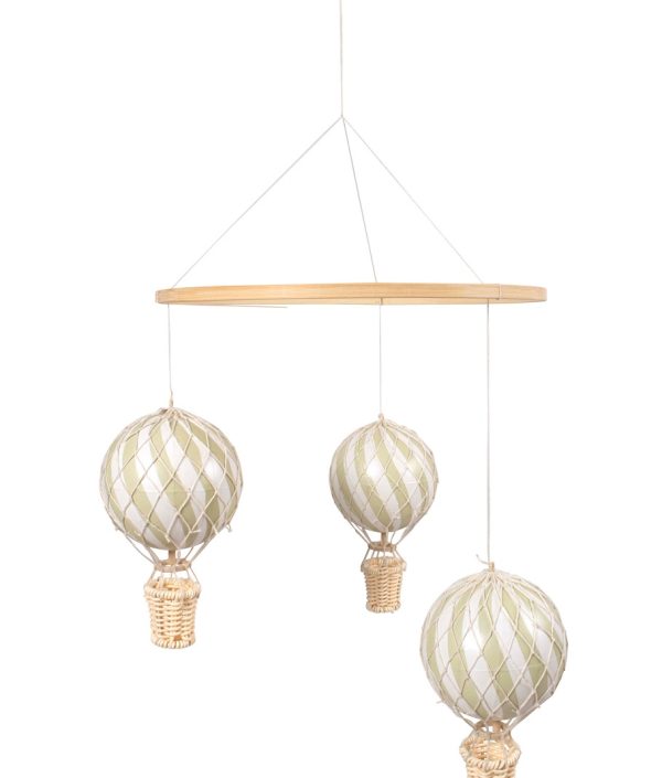 Filibabba, sängmobil luftballong Grön