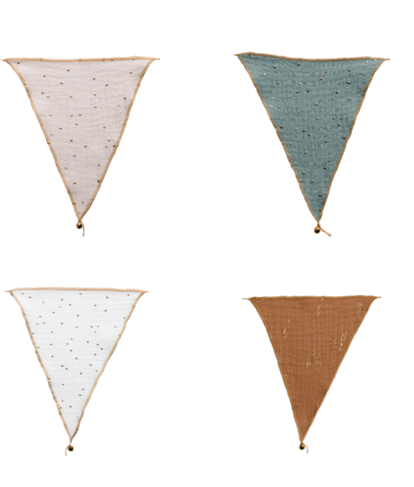 Babylove, vimpel till barnrummet, Mint mix