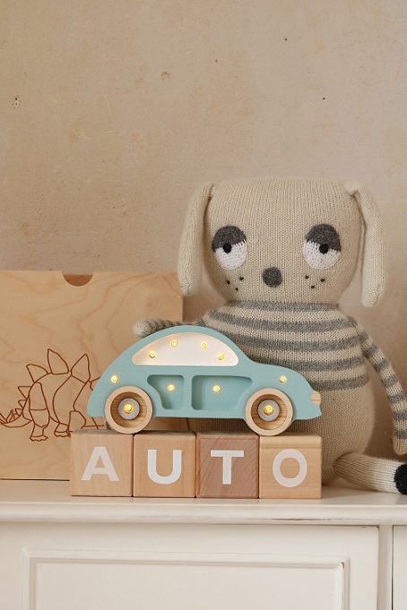 Little Lights, Nattlampa till barnrummet, Beetle mini Blå - Bild 2