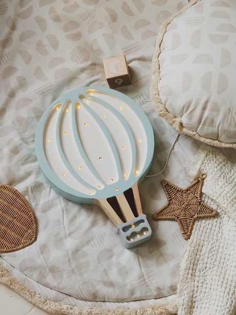 Little Lights, Nattlampa till barnrummet, Luftballong blå - Bild 5