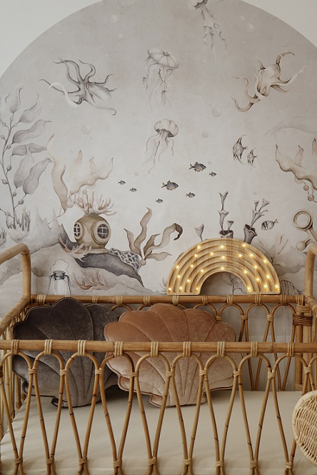 Little Lights, Nattlampa till barnrummet, Regnbåge Trä - Bild 4