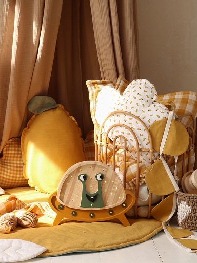 Little Lights, Nattlampa till barnrummet, Utomjording mustard - Bild 4