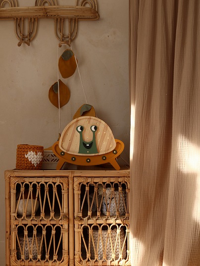 Little Lights, Nattlampa till barnrummet, Utomjording mustard - Bild 2