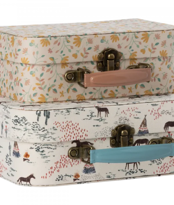 Maileg, förvaringslådor med tyg 2-pack, Chevaux heureux