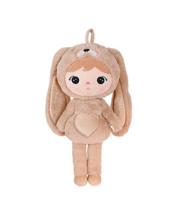 Karamell kanin, stor docka med namn