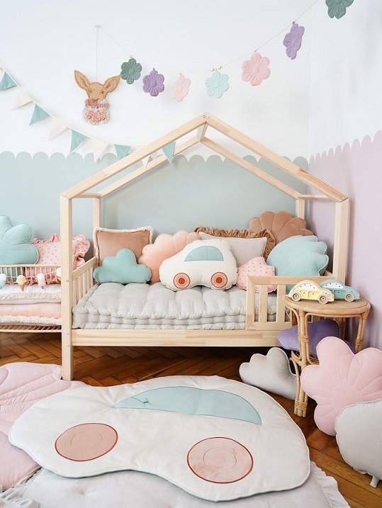 Moi Mili, kudde bil, Powder Mint - Bild 4