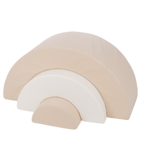 Babylove, Byggbara klossar Rainbow, beige