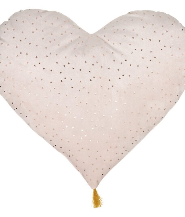 Rosa kudde, hjärta