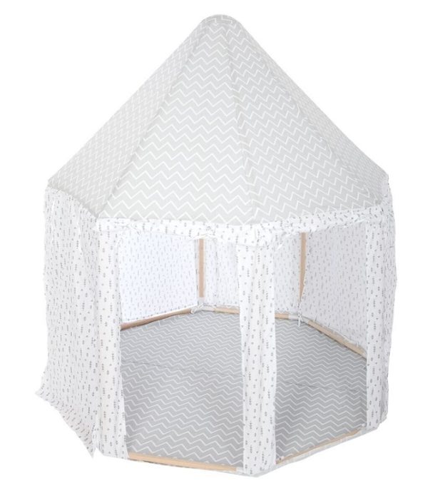 Lektält till barnrummet, grå