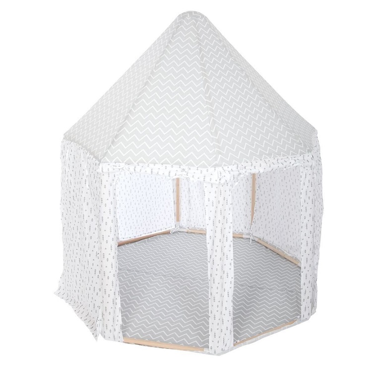 Lektält till barnrummet, grå