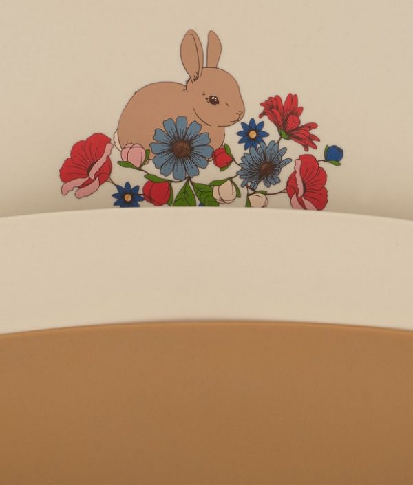 Konges Sløjd, haklapp i silikon 2-pack, Bunny Tokki